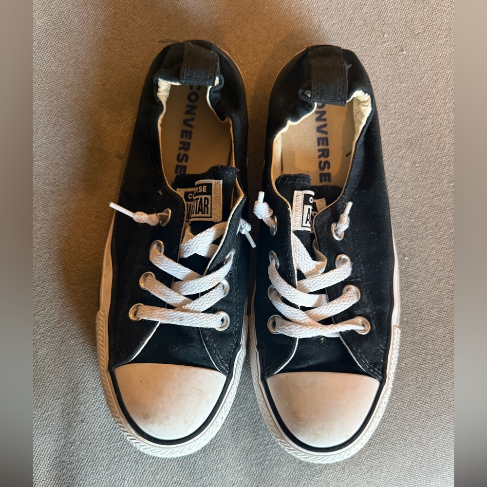 Black Converse Slip-ons size 8